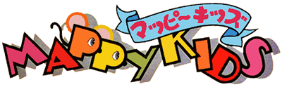 Mappy Kids logo for Famicom